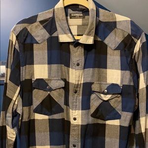 Express soft wash flannel shirt
